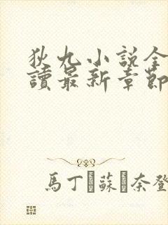 狄九小说全文阅读最新章节更新