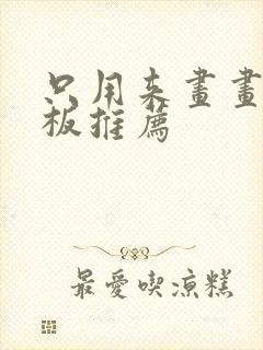 只用来画画的平板推荐