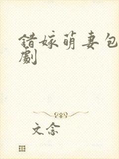 错嫁萌妻包甜短剧