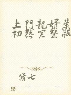 上门龙婿叶辰萧初然完整版免费全文阅读
