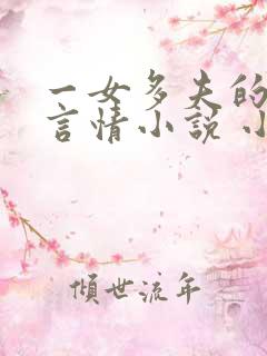 一女多夫的现代言情小说 小说