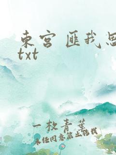 东宫 匪我思存txt