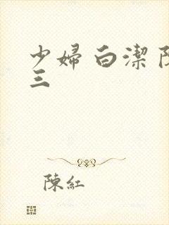 少妇 白洁 陈三