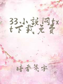 33小说网txt下载免费