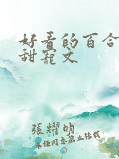 好看的百合小说甜宠文