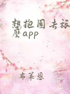 想抱团去旅游什么app