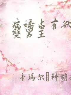病娇占有欲强的双男主