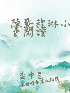 陈飞程琳小说免费阅读