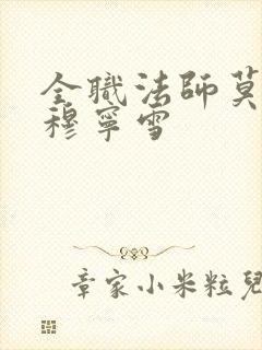 全职法师莫凡与穆宁雪