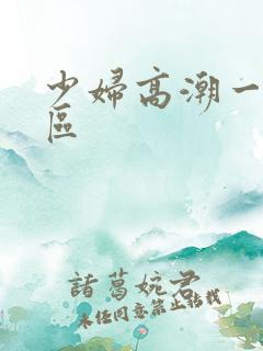 少妇高潮一区二区