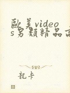 欧美videos另类精品高清