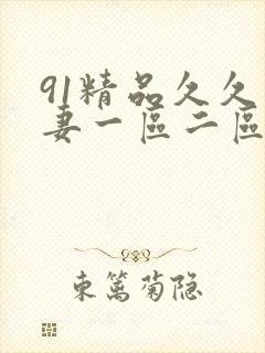 91精品久久人妻一区二区