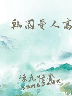 韩国爱人高清