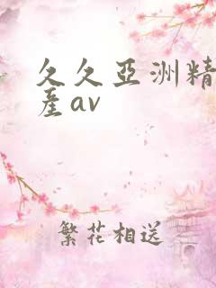久久亚洲精品国产av
