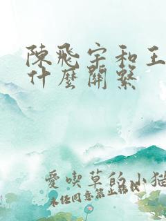 陈飞宇和王影璐什么关系