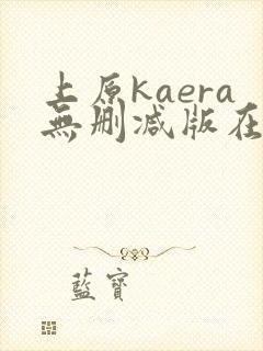 上原kaera无删减版在线播放