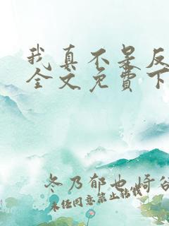 我真不是反派呀全文免费下载