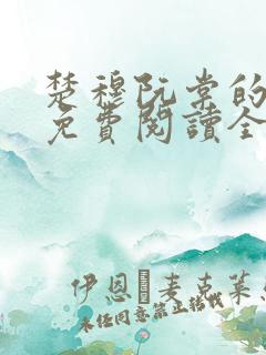 楚穆阮棠的小说免费阅读全文