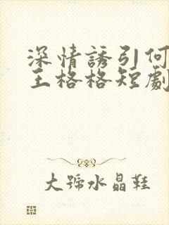 深情诱引何麒麟王格格短剧