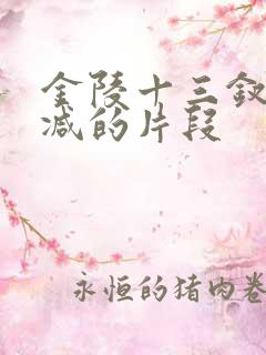 金陵十三钗无删减的片段