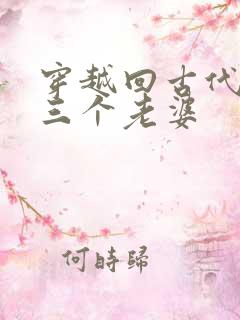 穿越回古代娶了三个老婆 穿越回古代娶了三个老婆