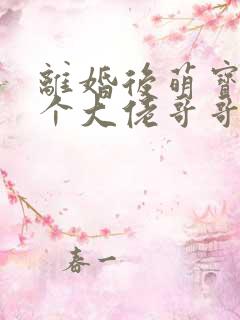 离婚后萌宝和三个大佬哥哥宠翻我
