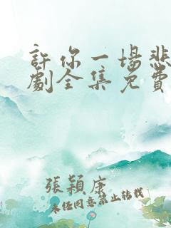 许你一场悲欢短剧全集免费观看