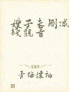 嫂子未删减版在线观看