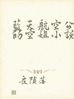 蓝天航空公司的的空姐小说全文阅读