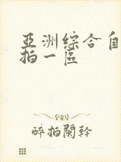 亚洲综合自拍偷拍一区
