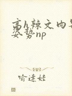 高h辣文肉各种姿势np