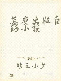 怎么出版自己写的小说