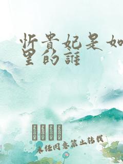 忻贵妃是如懿传里的谁