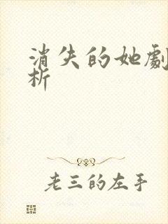 消失的她剧情解析