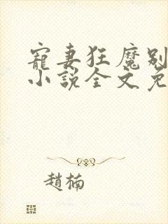 宠妻狂魔别太坏小说全文免费阅读