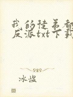 我的徒弟都是大反派txt下载无错