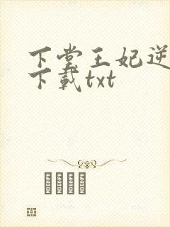 下堂王妃逆袭记下载txt