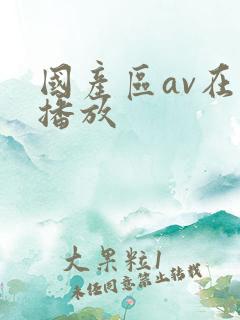 国产区av在线播放