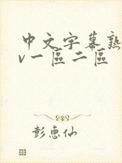 中文字幕熟女av一区二区
