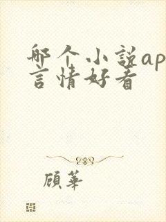 哪个小说app言情好看