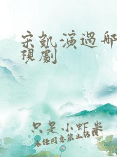宋凯演过哪些电视剧