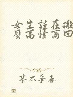 女生说在搬砖怎么高情商回复