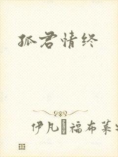 孤君情终