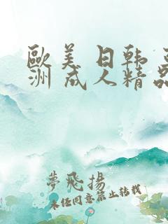 欧美 日韩 亚洲 成人精品