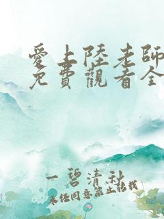 爱上陆老师动漫免费观看全集