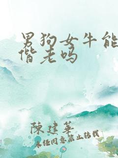 男狗女牛能白头偕老吗
