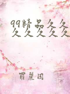 99精品久久久久久久久久