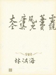 大唐风华电视剧全集免费观看高清