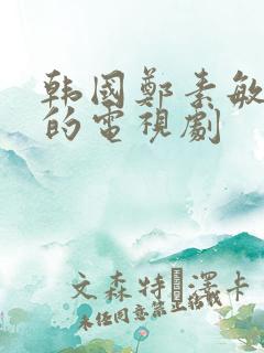 韩国郑素敏主演的电视剧
