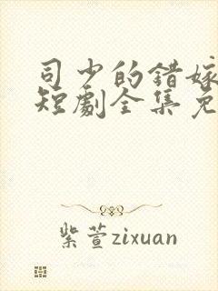 司少的错嫁新娘短剧全集免费观看